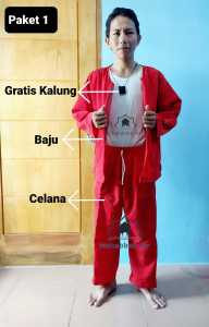 Baju pangsi dewasa lengkap Baju Celana Sabuk dan Peci