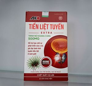 Hỗ trợ hạn chế sự phát triển của u xơ phì đại lành tính tuyến tiền liệt ở nam giới/ Tiền liệt tuyến Extra H-30V
