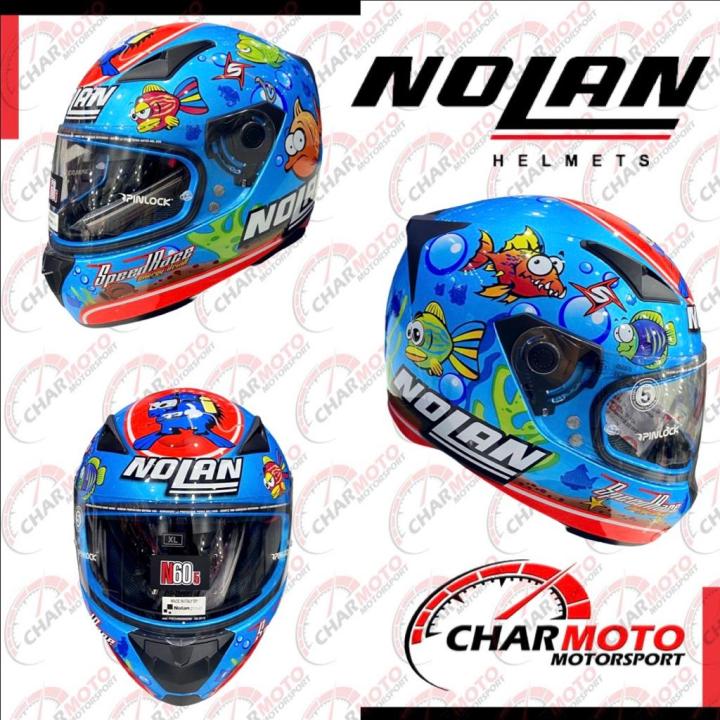 nolan aquarium helmet N60-6 Gemini Replica Mr. Melandri S (56) Automotive Motorcycle Helmet Casco Nolan N64