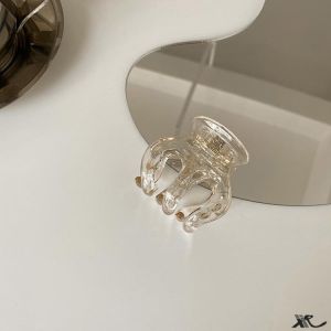 Zy Fashion Korean style Pumpkin Hair Clip for Women French Simple Elegant Hair Clamp Hair Accessories