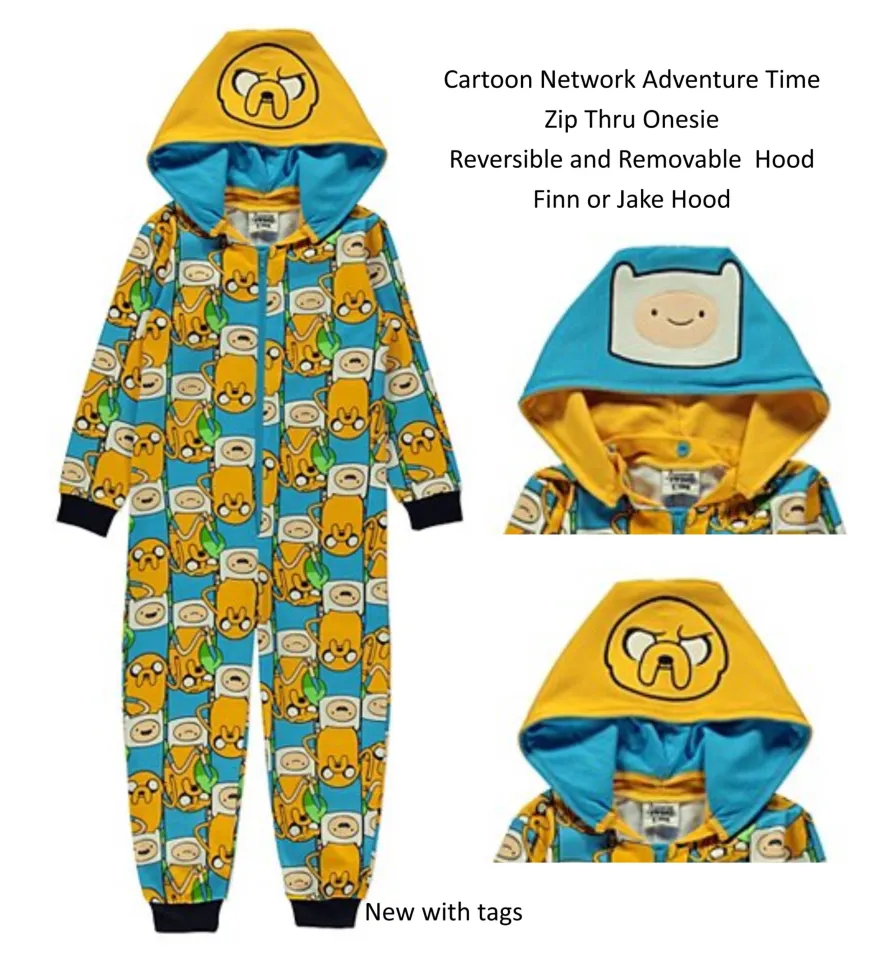 Adventure Time Jake Finn Onesie Unisex Adults Cosplay Costume
