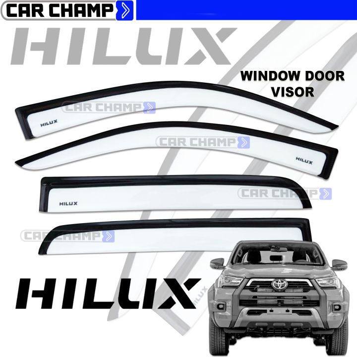 Ultimate Styling Black Right Side Wing Mirror Cover Cap For Toyota Hi-Lux MK6 (2016+)