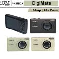 YASHICA DigiMate 64mp Compact Digital Camera 18x Zoom/ 4k Digital Camera. 