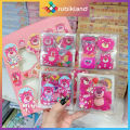 Hộp 100 Tấm Sticker Gấu Dâu Gấu Lotso Lotto Bear Hình Dán Chống Nước Trang Trí Sổ Bìa Sách Dễ Thương Đồ Chơi Trẻ Em. 