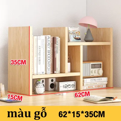 DAMIK-Kệ Sách Gỗ để bàn NĂNG ĐIỀU CHỈNH ĐƯỢC KÍCH THƯỚC