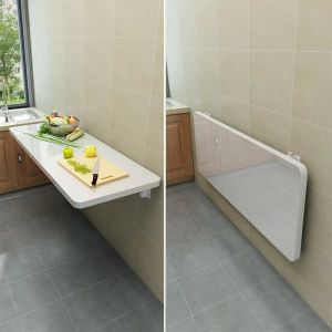 Foldable table with wall bracket foldable shelves with wall bracket smart table space saver table computer table collapsible shelf brackets