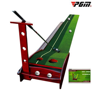 PGM Indoor Golf Putting Trainer Ball Return 3M/3.5M Solid Wood Putter Exercise Golf Practice Putting Equipment
