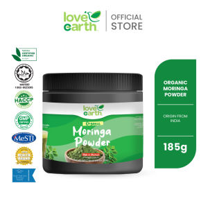 Organic Moringa Leaf Powder 185g