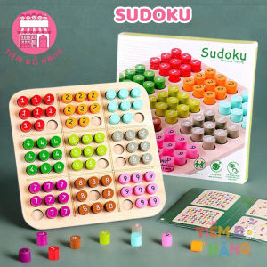 Đồ Chơi Bảng Trò Chơi Sudoku Bằng Gỗ Nhiều Màu Sắc Cho Bé Đồ Chơi Phát Triển Trí Tuệ
