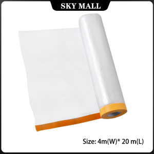 2mx20m 4mx20m Plastic Painting Masking Film Furniture Dust Cover Waterproof Bed Sofa Dust Cover