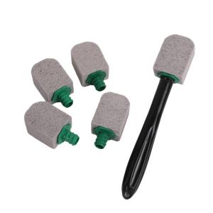 Natural Pumice Stone Toilet Brush Long Handle Ergonomic Design Safe Material Effective Cleaning