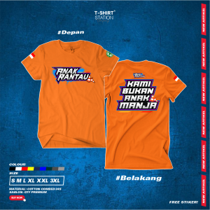 Kaos anak rantau kami bukan anak manja