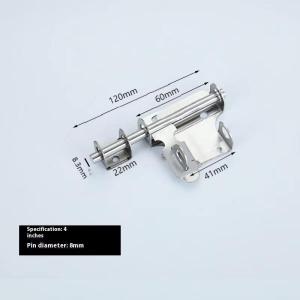 Door Bolt Stainless Steel 304 Two Way Door Bolt Left Right Lock Solid Pad Bolt Security Latch Shed Gate