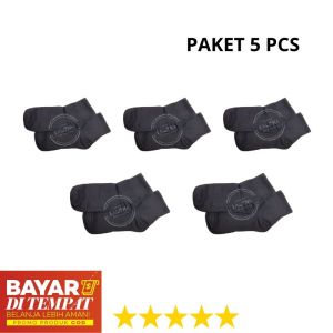 Kaos Kaki SD SMP SMA Hitam Tebal Bahan Spandex Halus Lembut Menyerap Keringat - LKK005