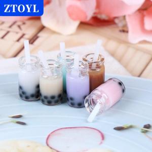 [COD] ZTOYL ถ้วยน้ำชานมของเล่นขนาดเล็ก3ชิ้นสำหรับตกแต่งบ้านตุ๊กตา1:12