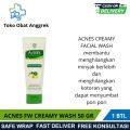 ACNES CREAMY WASH 50 GRAM/FACIAL WASH ACNE/SABUN CUCI MUKA UNTUK JERAWAT. 