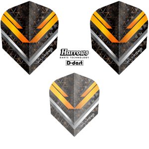 HARROWS DART FLIGHTS - STANDARD VULCAN 100 MICRON DART FLIGHTS (SAYAP ARROW)