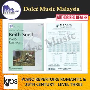 Kjos - Piano Repertoire Romantic & 20th Century - Level Three