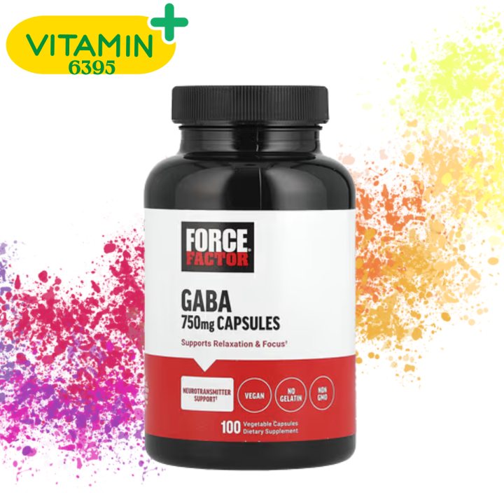 Primaforce Gaba Force Factor, GABA, 750 mg, 100 Vegetable Capsules | Lazada.co.th