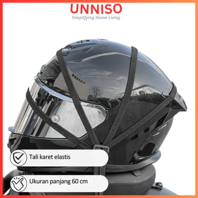 UNNISO - Tali Elastis Pengikat Helm Motor 60 Cm