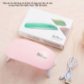 Máy Hơ Gel UV LED Mini Cáp USB Chuyên Dùng Làm Khô Sơn Móng Tay, Đèn Hơ Móng Cầm Tay Nhanh Khô 6 LED Cho Nail Chuyên Dụng. 