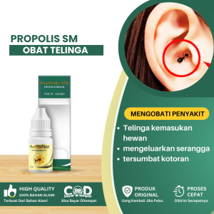 Obat Tetes Telinga Kemasukan Hewan Obat Tetes Telinga Kemasukan Serangga Obat Mengeluarkan Seranga di Dalam Telingga Pembersih Kotoran Di Dalam Telinga Obat Mengeluarkan Hewan Yang Bersarang di Telinga Kuping Tersumbat Kotoran Mengeras - PROPOLIS SM