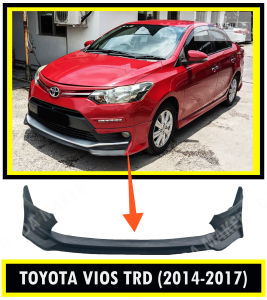 【Ready Stock】TOYOTA VIOS 2014 TRD FRONT SKIRT 2014 2015 2016 2017 2018 MATERIAL PU PUR SPORTIVO V2