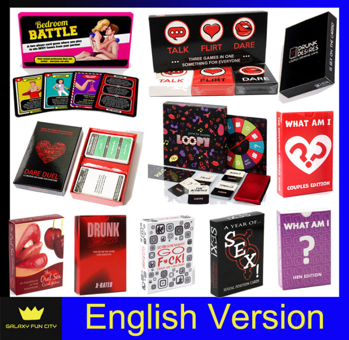 【english】couple Foreplay Sex Games Series Card Game Boardgame Board Game Adult Game Drunk 