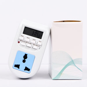 EU 220V Electronic Digital Countdown Switch Kitchen Tools 7 Days Timer Rechargeable Multi-purpose