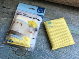 [HCM]Set 2 Miếng rửa chén Lock&Lock Microfiber chùi rửa đa năng WEL028Y WEL029GY