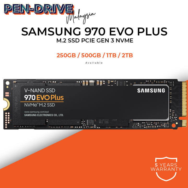 Samsung 970 EVO NVMe Series 1TB M.2 PCI-Express 3.0 x 4 Solid