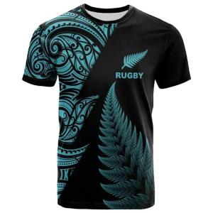 [Local Stock] VCC Summer New Zealand Maori Rugby Ball Printed T Shirt Fitness Sports Men Quick Dry T Shirt Fashion Hawaiian Sports Top