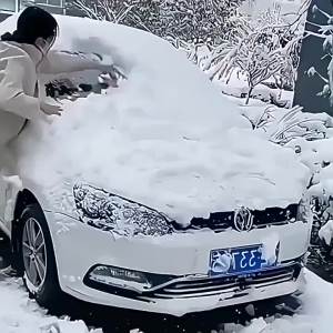 Car Snow Shovel Snow Removal Tool Car Window Glass Defrosting Snow Scraper Ice Removal Shovel Winter Snow Clearing Tool