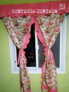 Contessa CurtainSplit BiyakHalf Lababo Single PanelValance