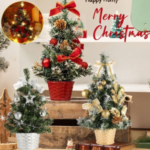 Mini Christmas Tree Ornament Sustainable Christmas Decorations Tabletop Christmas Tree Home Decor
