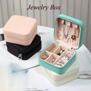 Flannel Jewelry Box Earrings Storage Box High End Luxury Storage Rings Jewelry Box