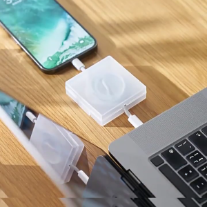 5Pcs cáp có thể thu vào Tổ Chức dây sạc Hộp đựng Dây Quản Lý Du Lịch Dây Giữ Hộp Cho Gói Tai Nghe