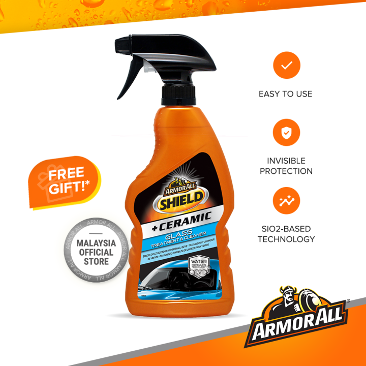 ARMOR ALL Shield™ + Ceramic Glass Treatment and Cleaner (500ML) Lazada