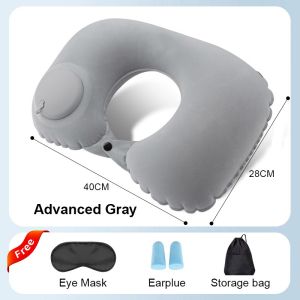 U-Shape Neck Pillow Travel Camping Office Pillow Ultra Lightweight Portable Flocking/Protect the spine