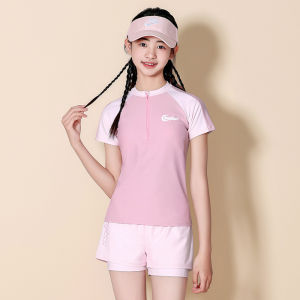 Bộ Đồ Bơi Trẻ Em YLIKE Cộc Tay Có Đệm Ngực Bộ Bơi Bé Gái Đồ Bơi Cho Bé Gái Quần Áo Bơi Cho Bé