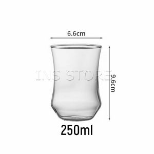 INS แก้วค็อกเทล แก้วชา วัสดุทนความร้อน เหมาะกับร้านกาแฟ  210ml 250ml 380ml Glass cup