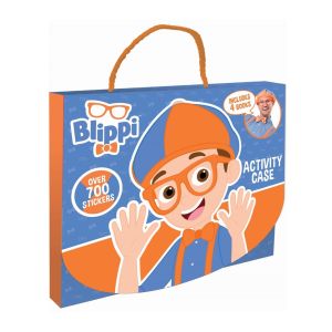 Blippi Activity Case Book Gift Set with 4 Colouring & Activity Books & 700 Stickers for Kids