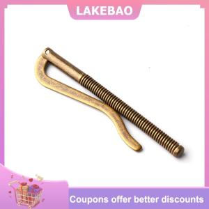 【LAKEBAO】 1PC kim loại Bifold tiền Clip Bar Ví thay thế các bộ phận mùa xuân kẹp tiền mặt kiểm tra chủ cho túi 75mm 3 inch