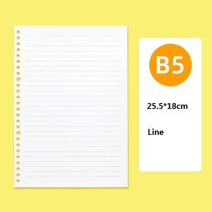 B5 binder notebook PPshell notebook simple style Loose Leaf Metal Clip Binder with paper 60sheets