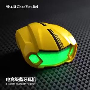 5.3 Bluetooth Headset Noise Cancelling Bumblebee E-Sports Made in China