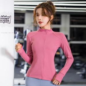 HOLA 2022 Yoga Sports Jacket Womens Mesh Zipper Quick-Drying Tight Top Running Fitness Clothes