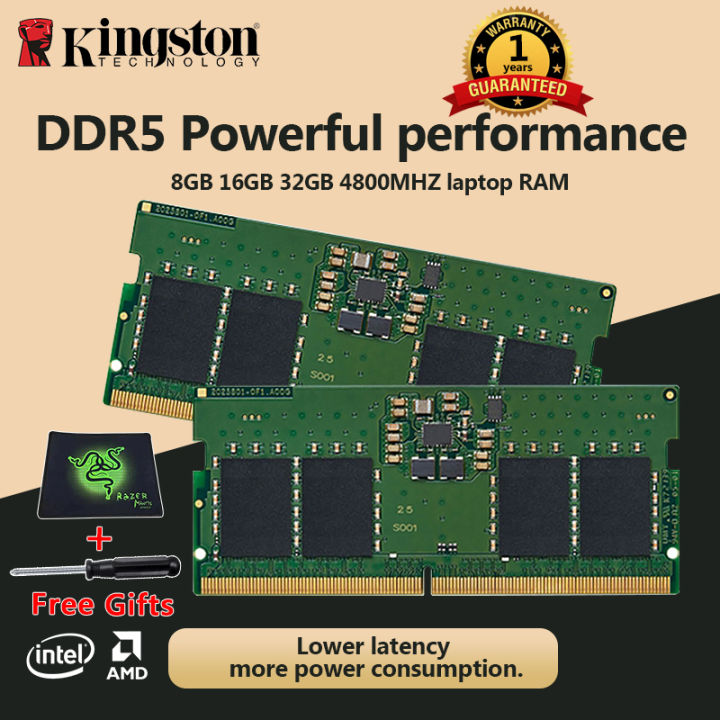 [Local Stock]Kingston DDR5 RAM Laptop 4800MHz 5600Mhz RAM SODIMM 8GB ...