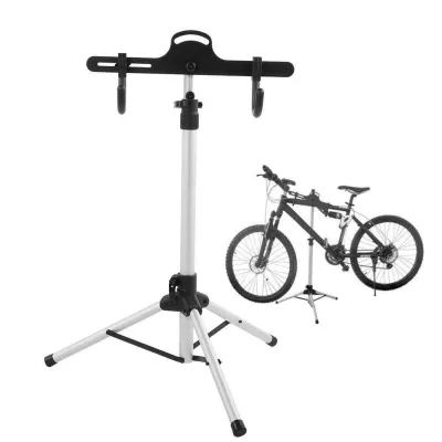 WAREHOUSESG Triangle Bicycle Hanging Rack Holder Repair Stand Adjustable Display SJ - 507