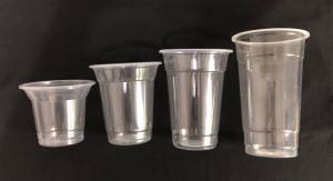 [100pcs] Plastic PP Y Cup with Lids SET! (8oz 12oz 16oz 22oz) 95mm for Milktea Plastic Cups
