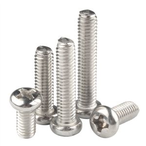 Vít Đầu Tròn Chữ Thập Bằng Thép Không Gỉ 304 m2 m2.5 Chuyên Dụng